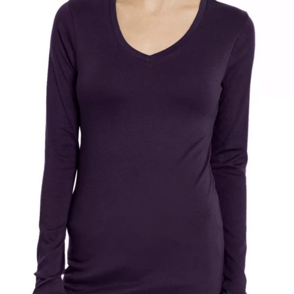 Eddie Bauer V Neck Long Sleeve Shirt - Picture 1 of 3